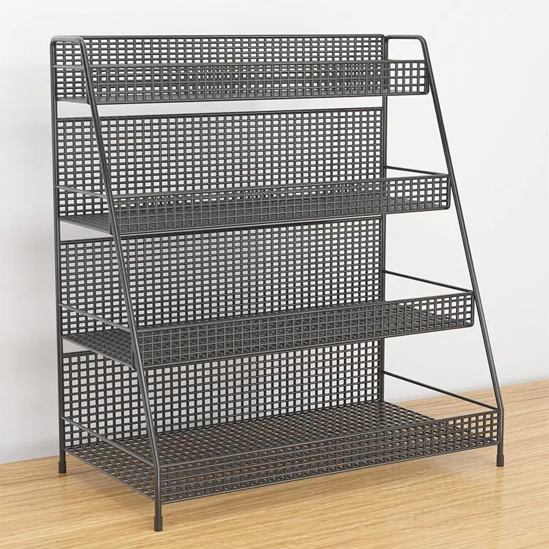 Multilayer Storage Rack for Snacks And Fruits Desktop Beverage Display Shelf Cashier Counter Exhibition Home Organization Tools