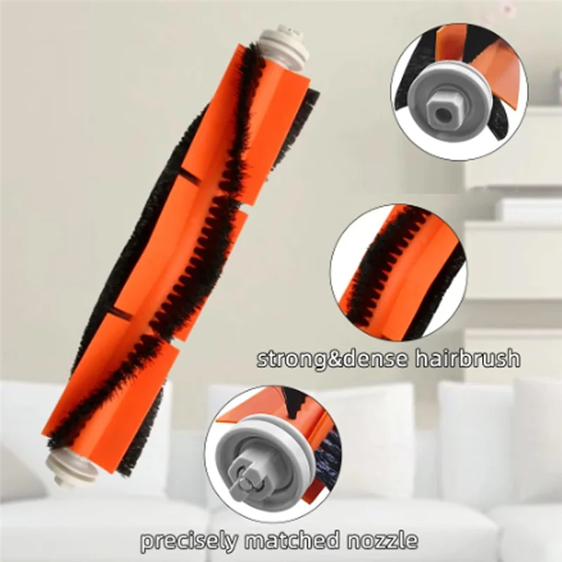 SANQ ل Mijia 2C STYTJ03ZHM جهاز آلي لتنظيف الأتربة استبدال أجزاء فرشاة جانبية رئيسية فلتر HEPA ممسحة القماش اكسسوارات عدة