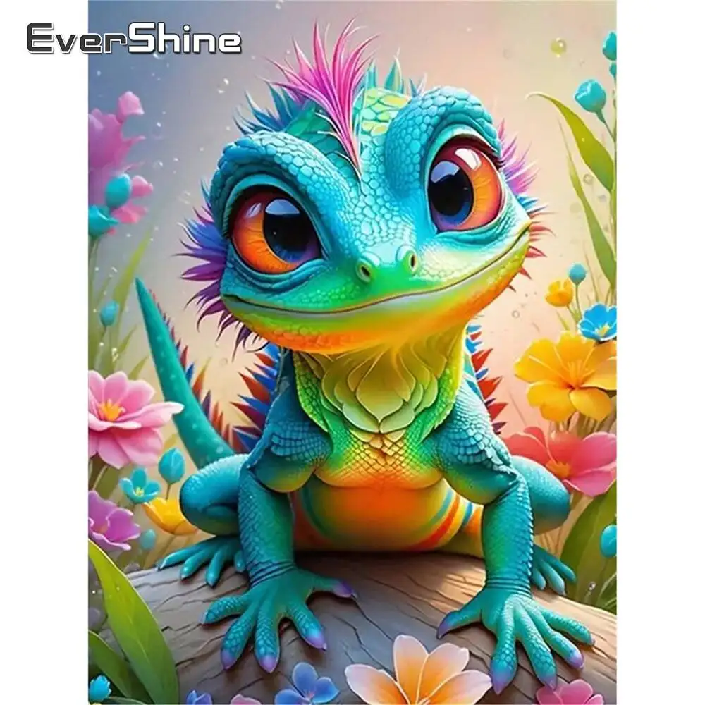 Evershine 5D Drache Diamant Malerei Tier Bild Von Strass Stickerei Cartoon Wand Dekoration Handarbeiten