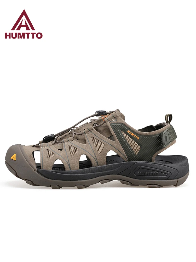 HUMTTO sepatu sandal hulu pria, sneaker perempuan Trekking alas kaki Aqua bernafas