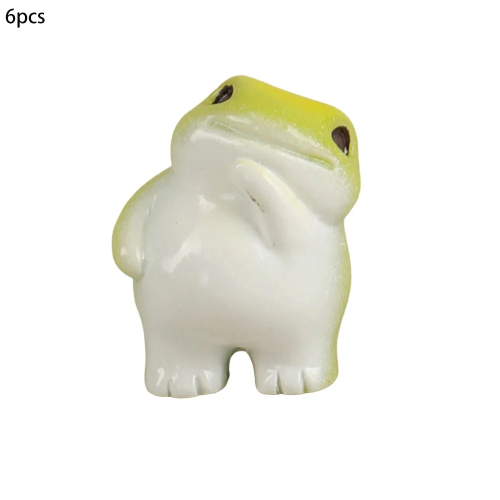 

6pcs Cute Small Charms Resin Charms Handmade Funny Animal Pendant DIY Frog Resin Jewelry Making