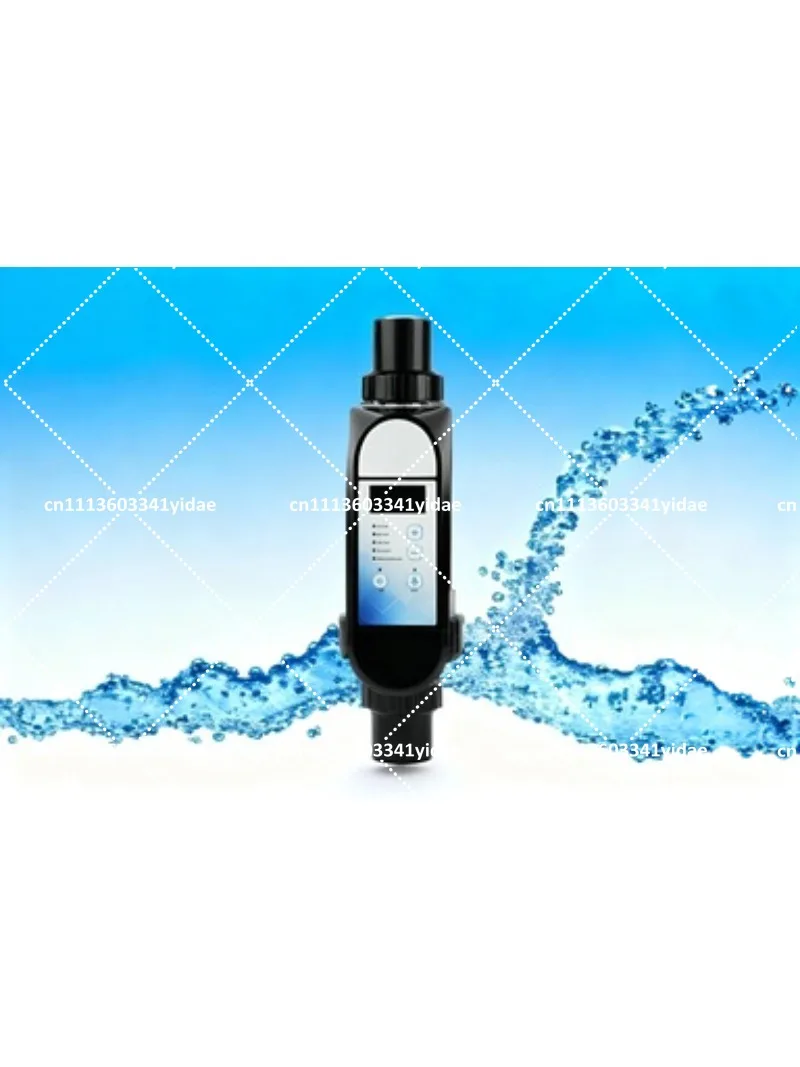 Smart Pool Salt Chlorine Generator Electrolyzer, Mobile APP Controlled Automatic Chlorinator for Swimming Pools