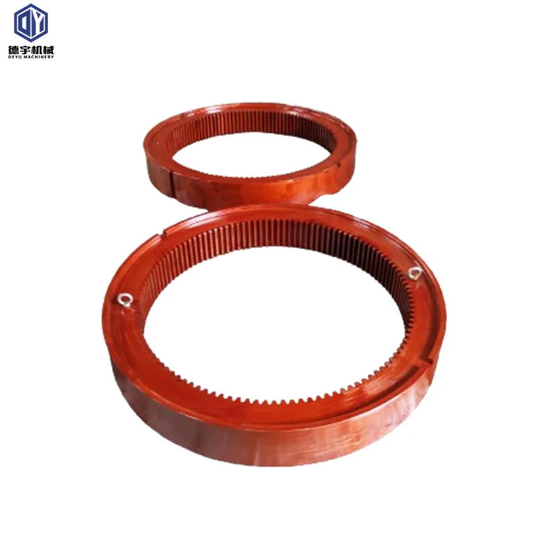 China Professional OEM Manufacturer CNC Machining Steel Internal/Inner Gear Ring and Pinion Gear Large Diameter Ring Gears