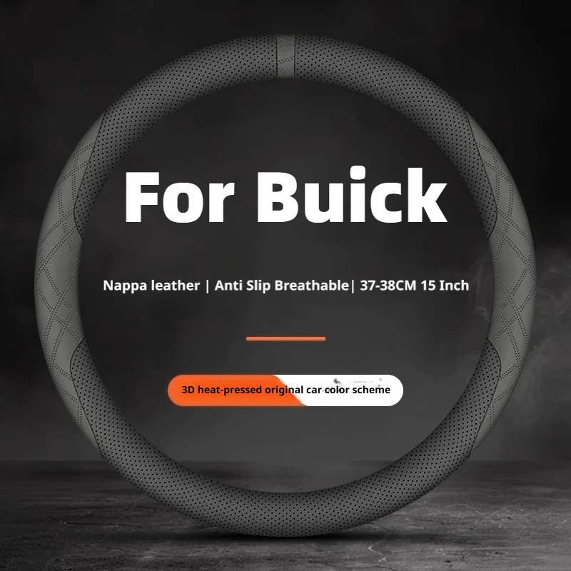 2026 New Steering Wheel Cover For Buick Enclave Envision Encore GX Wildcat Velite Regal LaCrosse Electra,  Anti-Slip Accessories