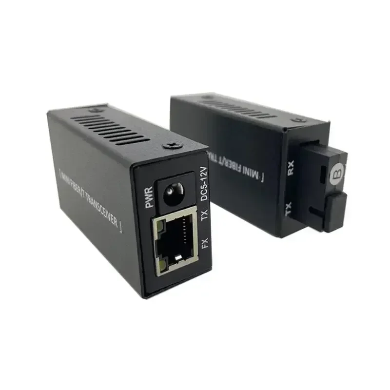 

Supper mini FTTH 1 Pair Gigabit Fiber Optical Media Converter 10/100/1000Mbps Single Mode Single Fiber SC Port 20KM PCBA