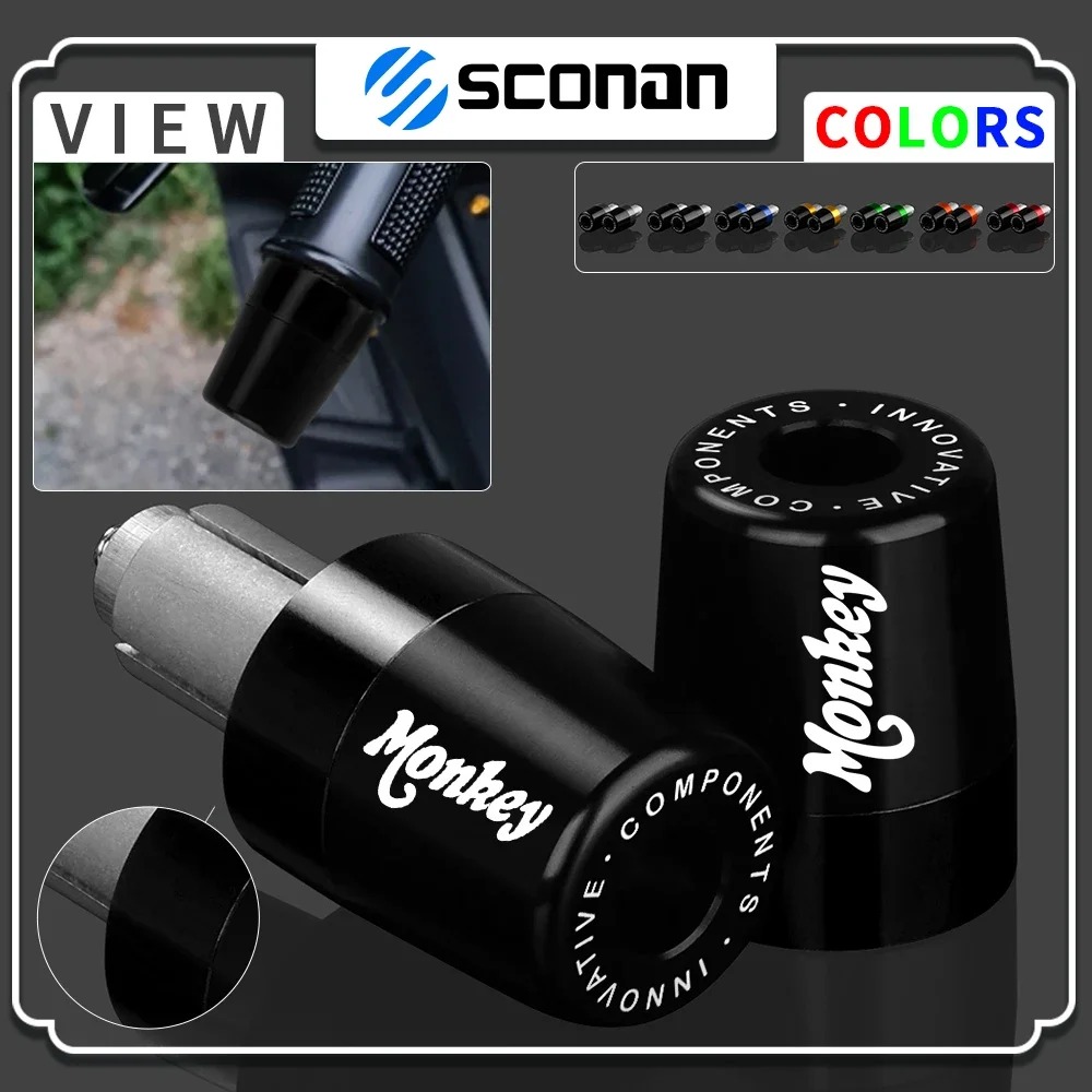 

For MONKEY MONKEY125 Monkey 125 -2023 2024 All Year Handle Bar End Plugs Handlebar Grips Cap Plug motorcycle accessories