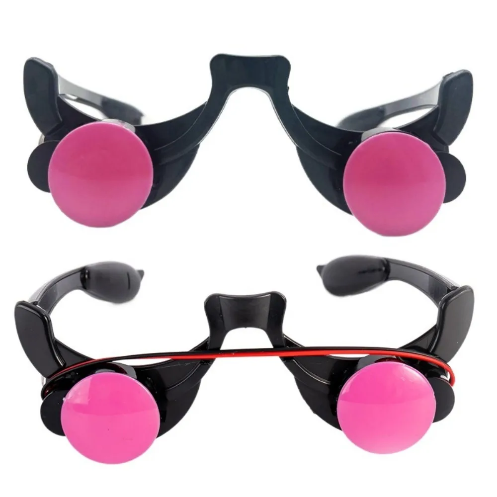 

Party Prop LED Luminous Glow Glasses Clown Cosplay Decorations Funny Red Eyes Fashion Novelty Halloween Light-Up LED Eyewear