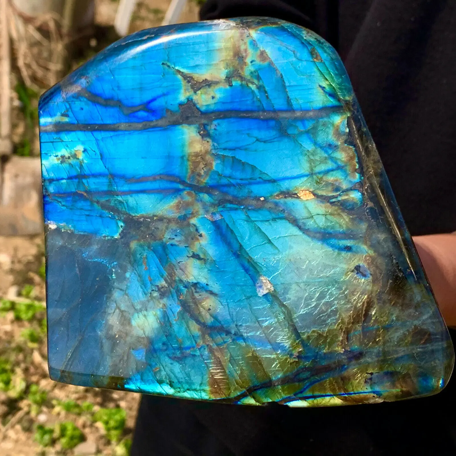 

Natural Labradorite Ore Original Energy Gem Home Decoration Crafts