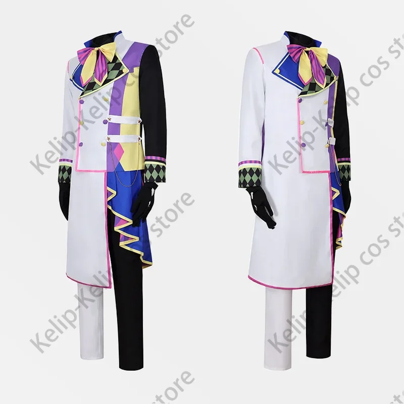 3th Kamishiro Rui Cosplay Anime Color Stage Project Stage Cosplay Uniform Wig Halloween Party New Outfit for Men