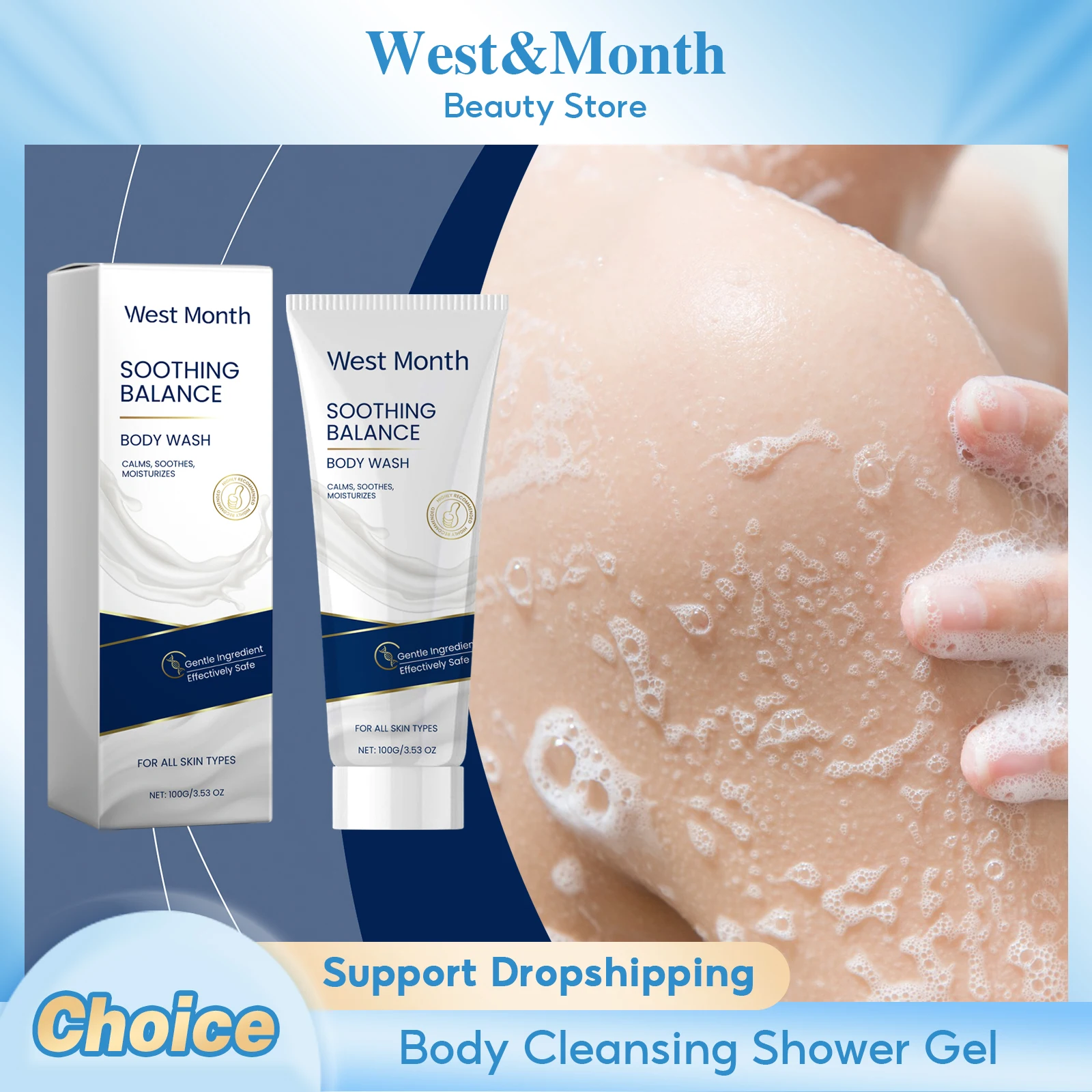 Body Cleansing Shower Gel Soothing Remove Skin Dirt Repair Brightening Hydrating Smoothing Soft Fragrance Refreshing Body Wash