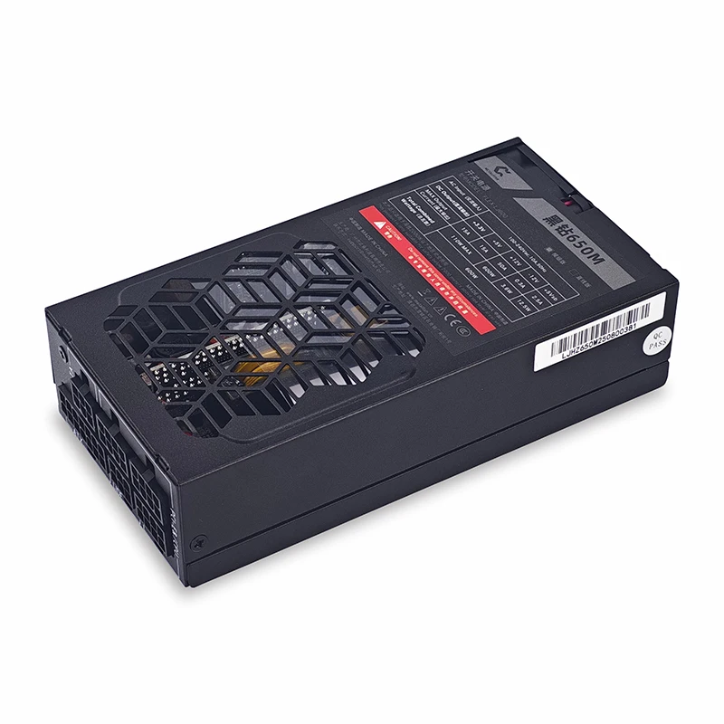 METALFISH Flex 600W Catu Daya Modular Kecil 1U Komputer PSU Flex-ATX 500W untuk ITX Compact Mini PC POS AIO NAS 90-264V