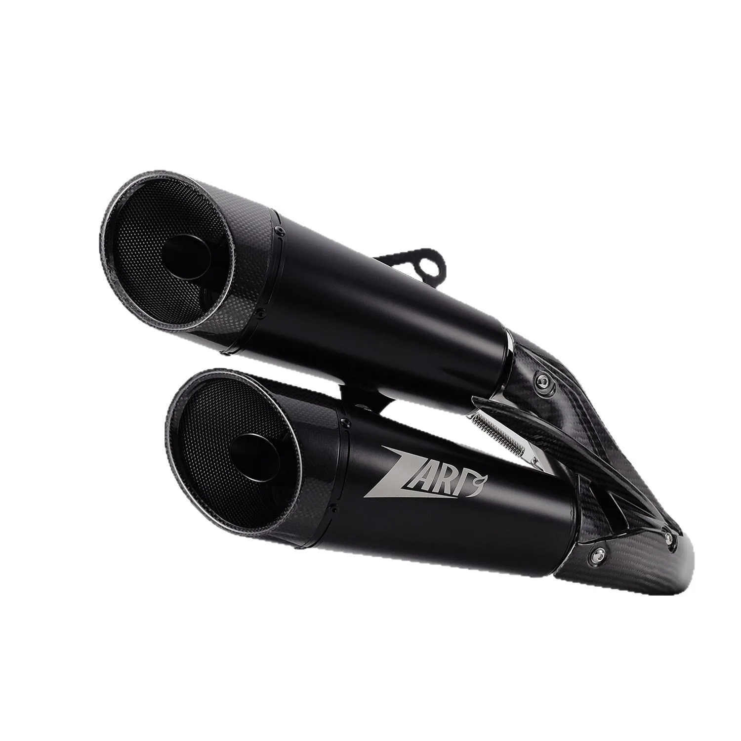 

New NinjaZX-4R RR Motorcycle Stainless Steel Modified Tail Section Domestic Non-Destructive Dual Exhaust Black