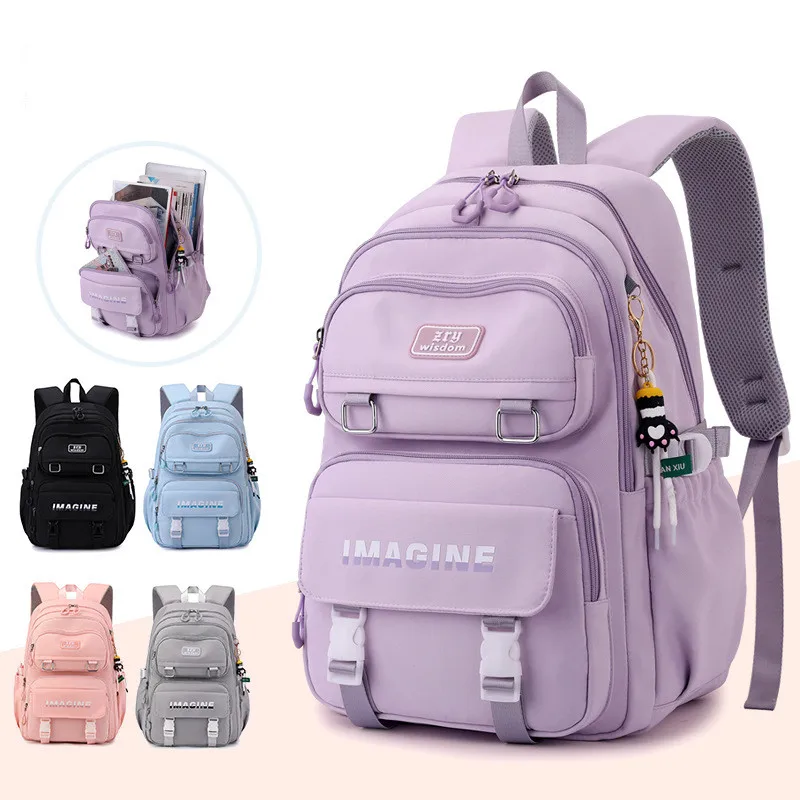 Mochila Escolar de alta calidad para niños, Mochila impermeable para estudiantes, nuevo diseño, 2024