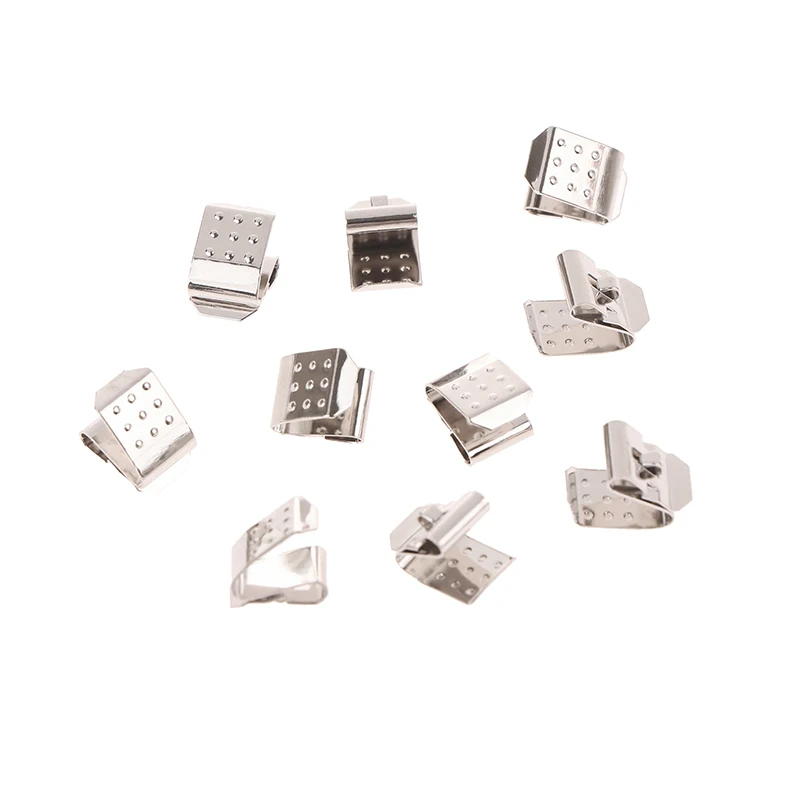 10pcs High Quality Spring Steel With Nickel Plated AA Snap-On Leaf Spring Battery Contact