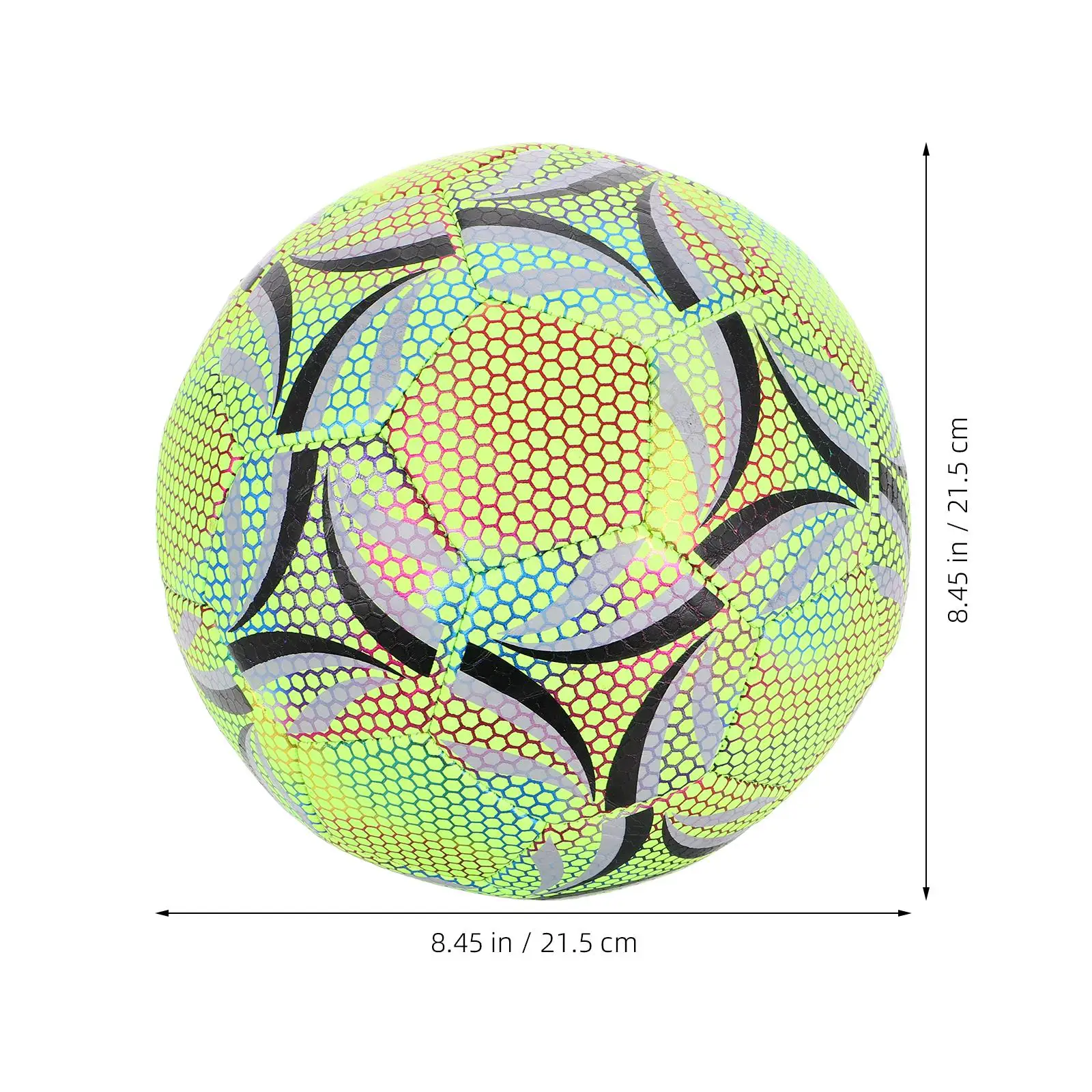 発光サッカーボール暗闇で光るサッカーボール大人のトレーニング用ライトアップ Pu イルミネーションジュニアバルク可視