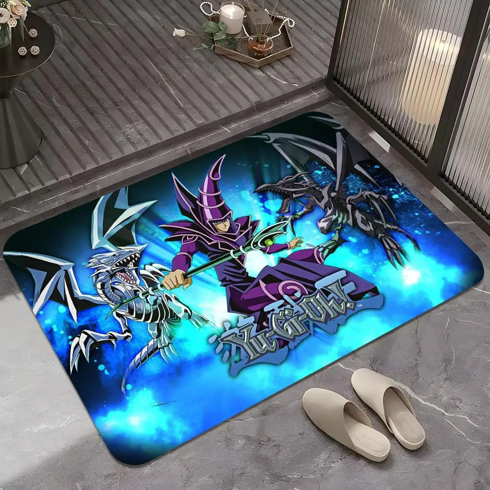 Animr Y-Yu-Gi-Oh Floor Mat HD Art Wall Room Decor Home Waterproof Home Living Bar Decorative Paintings