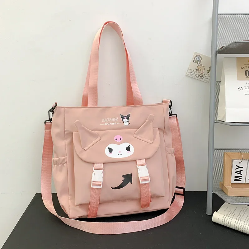 Sanrio Kuromi Anime Mochila, Mochila Escolar para Estudante, Cartoon School Bag, Bolsa Bonito, Aniversário, Presente de Natal para Amigos