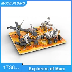 MOC Building Blocks Explorers of Mars Bundle Model Space Perseverance & Spirit & Opportunity DIY Assemble Bricks Xmas Toys Gifts