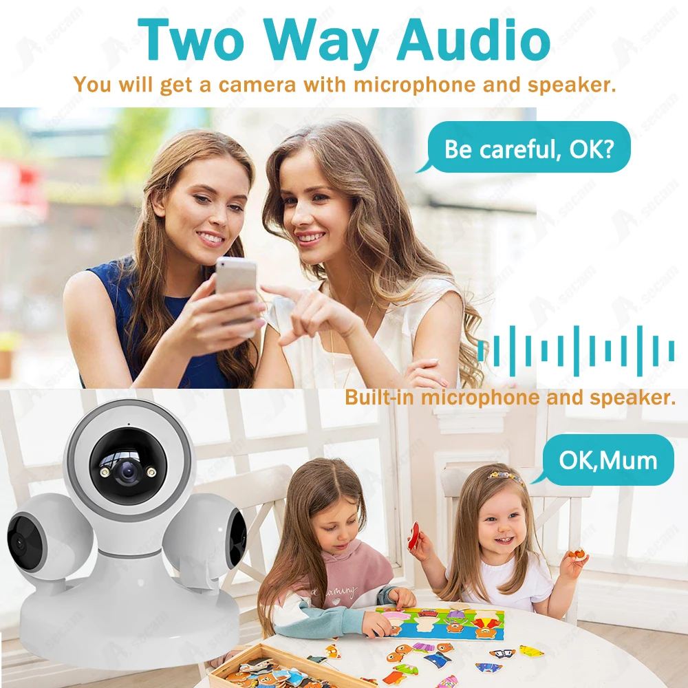 IPC360 Home Three lens 12MP wireless camera WIFI IP Auto tracking security protection camera  P2P video surveillance camera