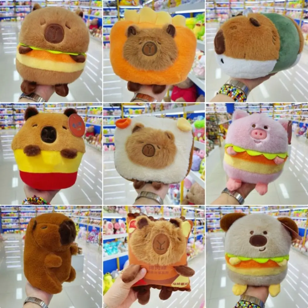 Cute 20~25CM Capybara Plush Toy Plush Guinea Pig Guinea Pig Doll Pendant Cartoon Animals Kapibala Plush Doll