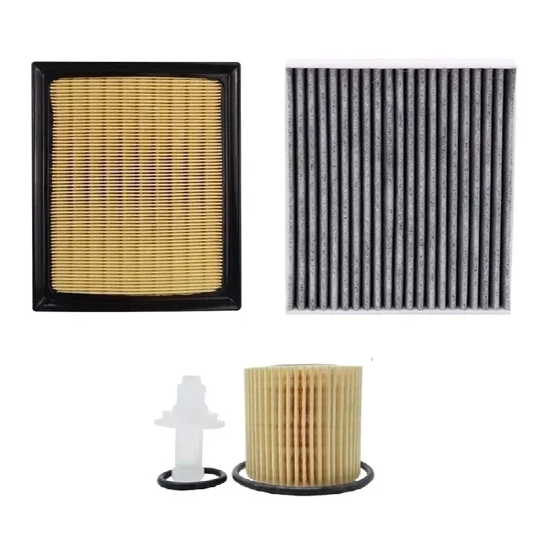 04152-YZZA6 87139-YZZ08 Combo Set Oil Engine Cabin Activated Carbon Air Filter For Toyota Prius V Alpha Plus For Lexus CT200H