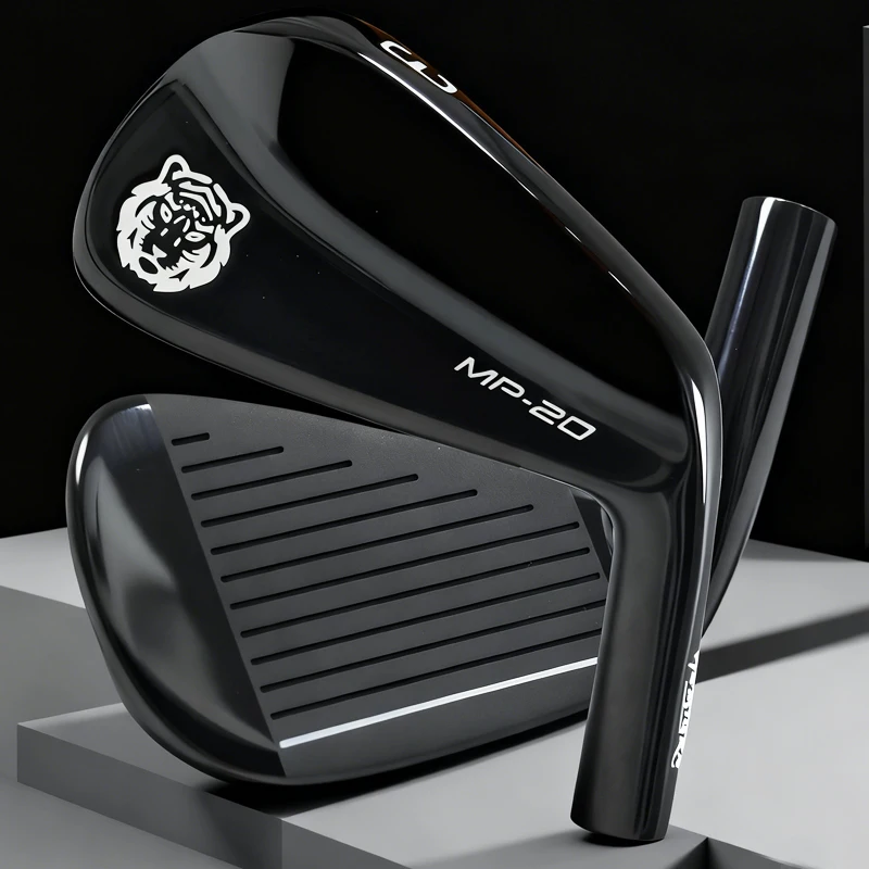

Golf ClubsHead Men Authentic MP-20 Golf Irons Head Black Right Handed Carbon Golf Head and Golf Headcover 4-9 P No Shafts