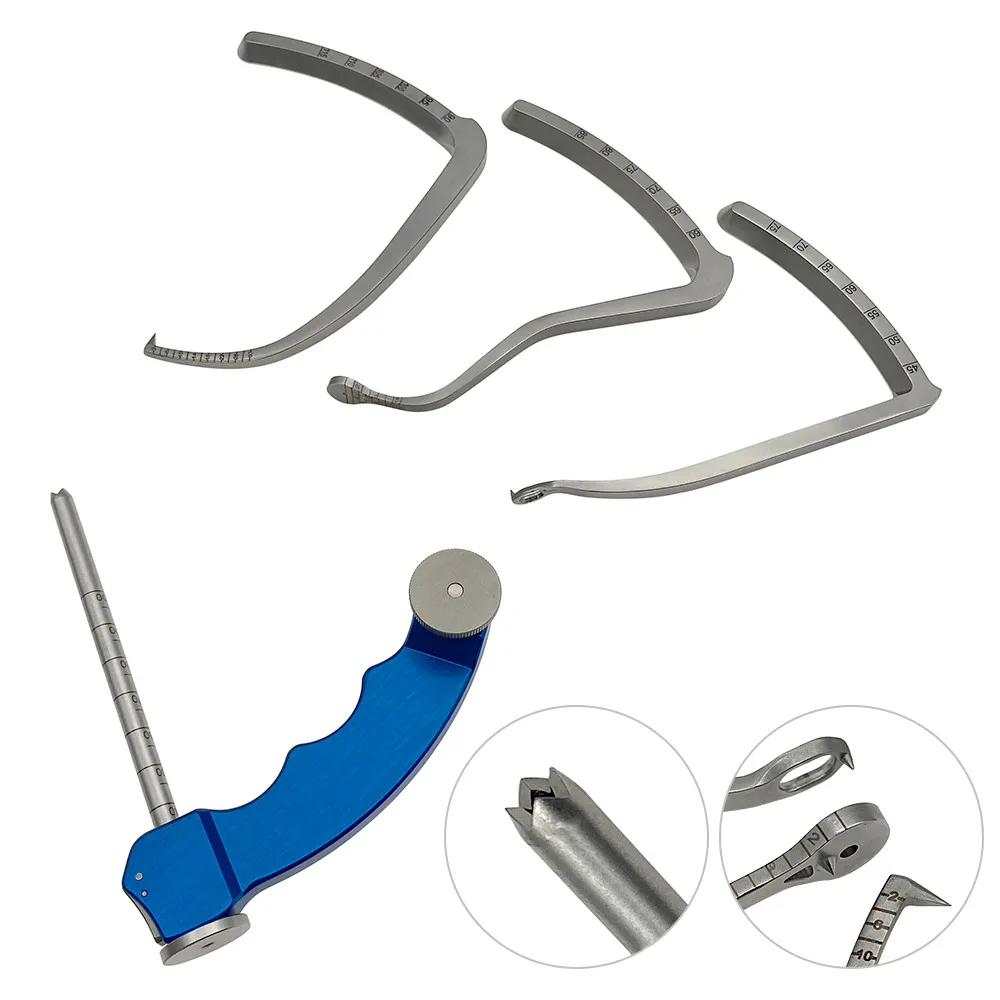 1 قطعة الفولاذ المقاوم للصدأ ACL PCL C-نوع دليل حفر البصر الركبة الرباط الكتف Femoral Tibia Aimer الهادي أداة