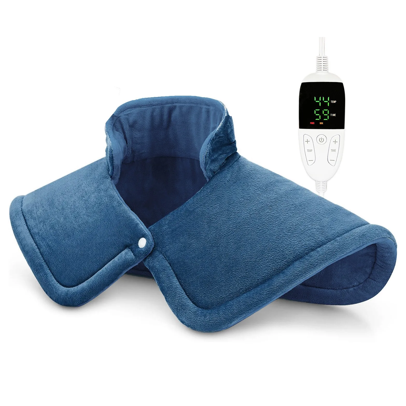 

Crystal ultra-soft electric heating for shoulders and neck washable hot compresses can be temperature-controlled timer shutdown