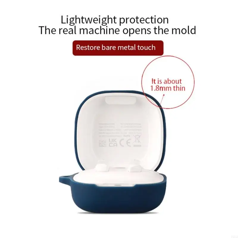 Case protectora auriculares inalámbricos T5EA para QCY Melobuds ANC HT05 Cubierta a prueba choque Carcasa lavable Anti