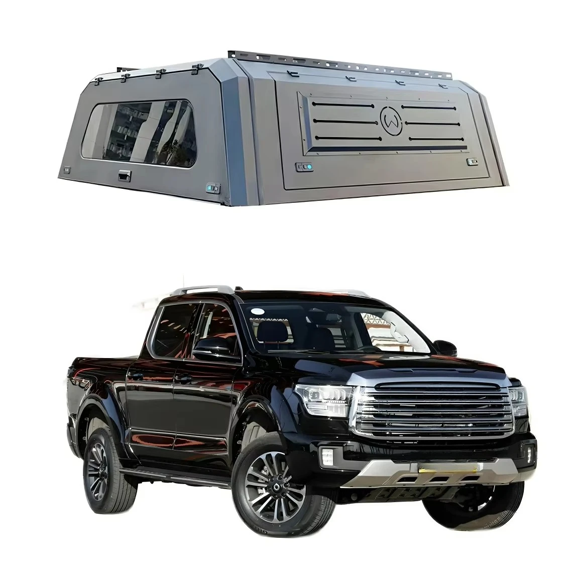 

4X4 Водонепроницаемый пикап-кемпер из алюминиевого сплава с жестким верхом для грузовика, навес для Ford Maverick Ranger XLT ram 1500 TRX GMC