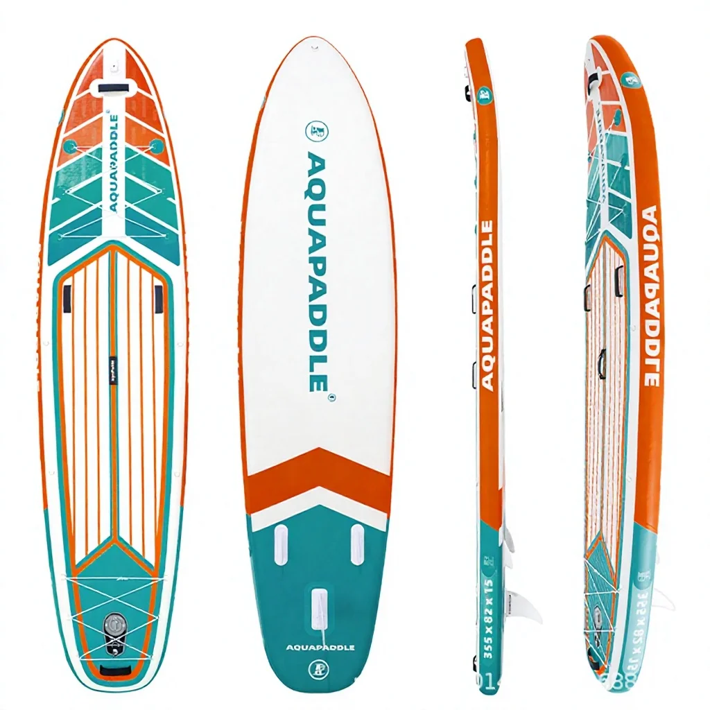 Stand Up Paddle Board,Thickened Drop Stitch PVC, Non-Slip EVA Pad,with Paddle Pump Leash Backpack, for Adults Lake River Touring