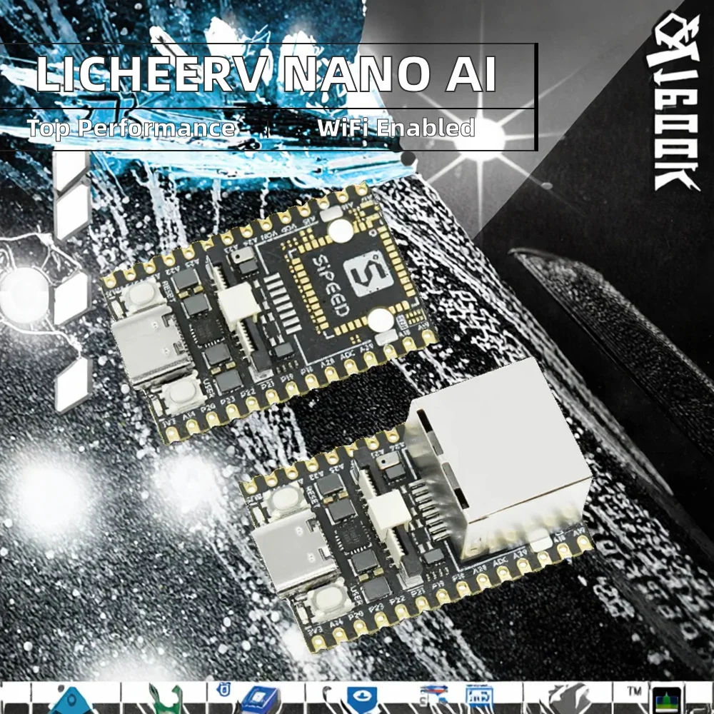 VivacpLicheeRV Nano C3912-1 WIFI6 Ethernet AI Visual RISCV 2Gbit DDR3 RISC-VC906 / For A53 Optional Linux Development Board