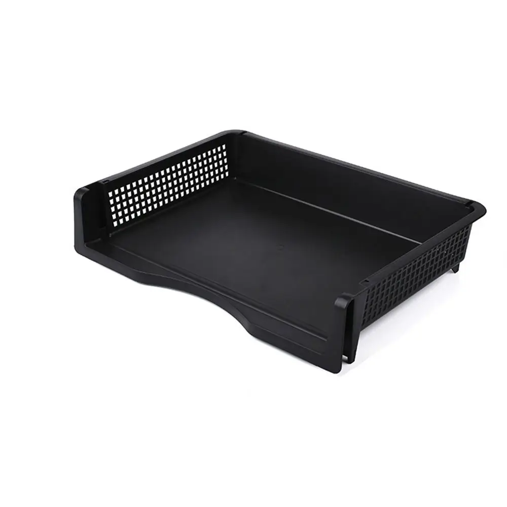 Rack de arquivo empilhável para desktop Fashion File Organizer Bandeja laminada de armazenamento de arquivos A4 Rack de papéis plásticos