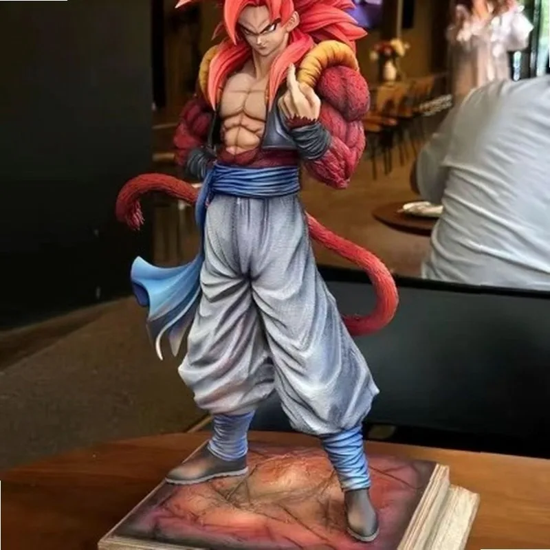 Dragon Ball Z NP Gogeta SSJ4 Goku Figure 3 Interchangeable Hands Extra Vertical Hand Model Collectible Action Figure
