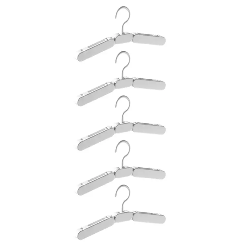 

RMWIN-5 шт. дорожные складные вешалки для одежды, мини-компактная сушилка для одежды, складные противоскользящие вешалки для сушки одежды