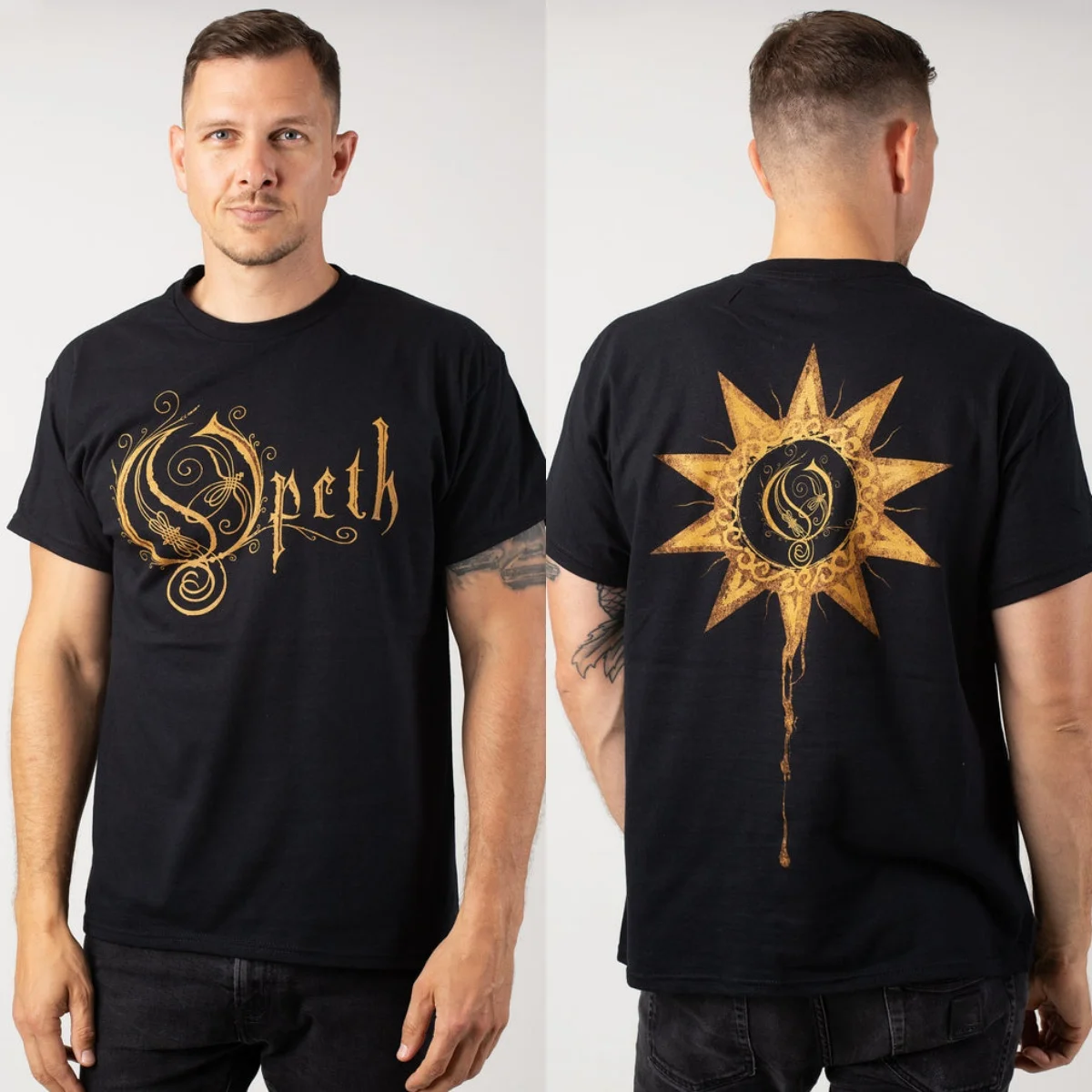 Best Summer Opeth Graphic Cotton T-shirt Unisex Summer Short Sleeve Fashion Brand Tee Luxury Casual Vintage Tees