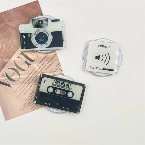 Магнитный держатель для камеры с милым корейским рисунком Tok Griptok, подставка для телефона iPhone 15, для Pad Magsafe Smart Tok топ 12 рукоятка для камеры для iPhone - №10