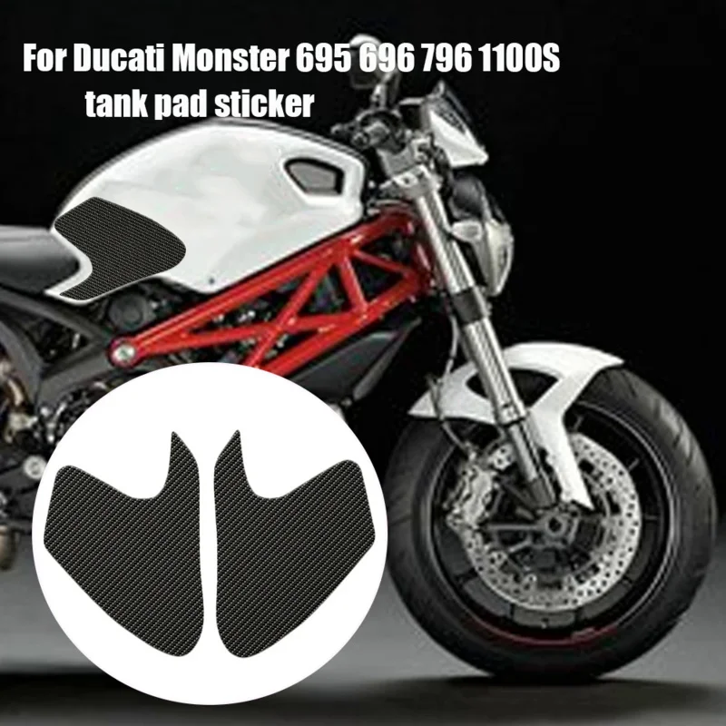 Ducati Monster 1100, 1100S, 796, 795, 696, All Years Fuel Tank Stickers New Anti-Slip Pads For Motorcycle