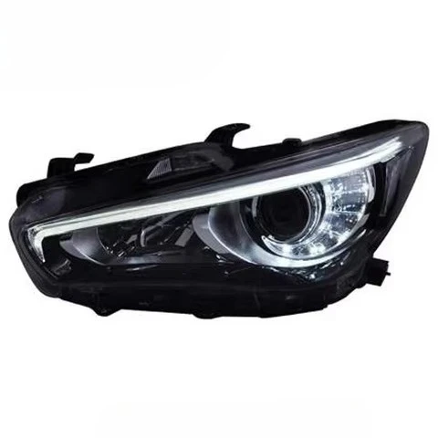 

Headlight Assembly High Configuration LED Daytime Running Light Lens Tuning Light for 15-18 Models Q50L