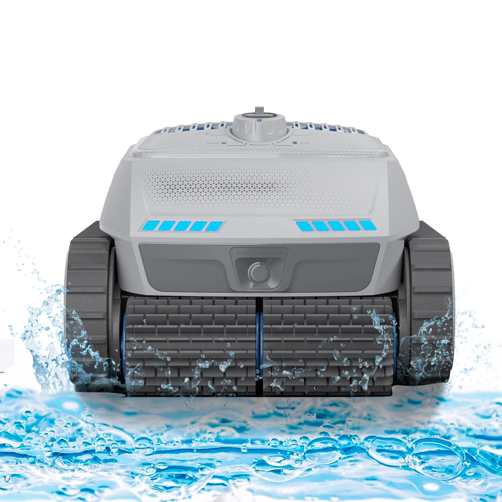 Aspirateur robot de piscine sans fil AIRROBO CP402, 2 moteurs d'entraînement et 2 moteurs de pompe à eau, vitesse de fonctionnement rapide, surfaces aquatiques, Bluetooth