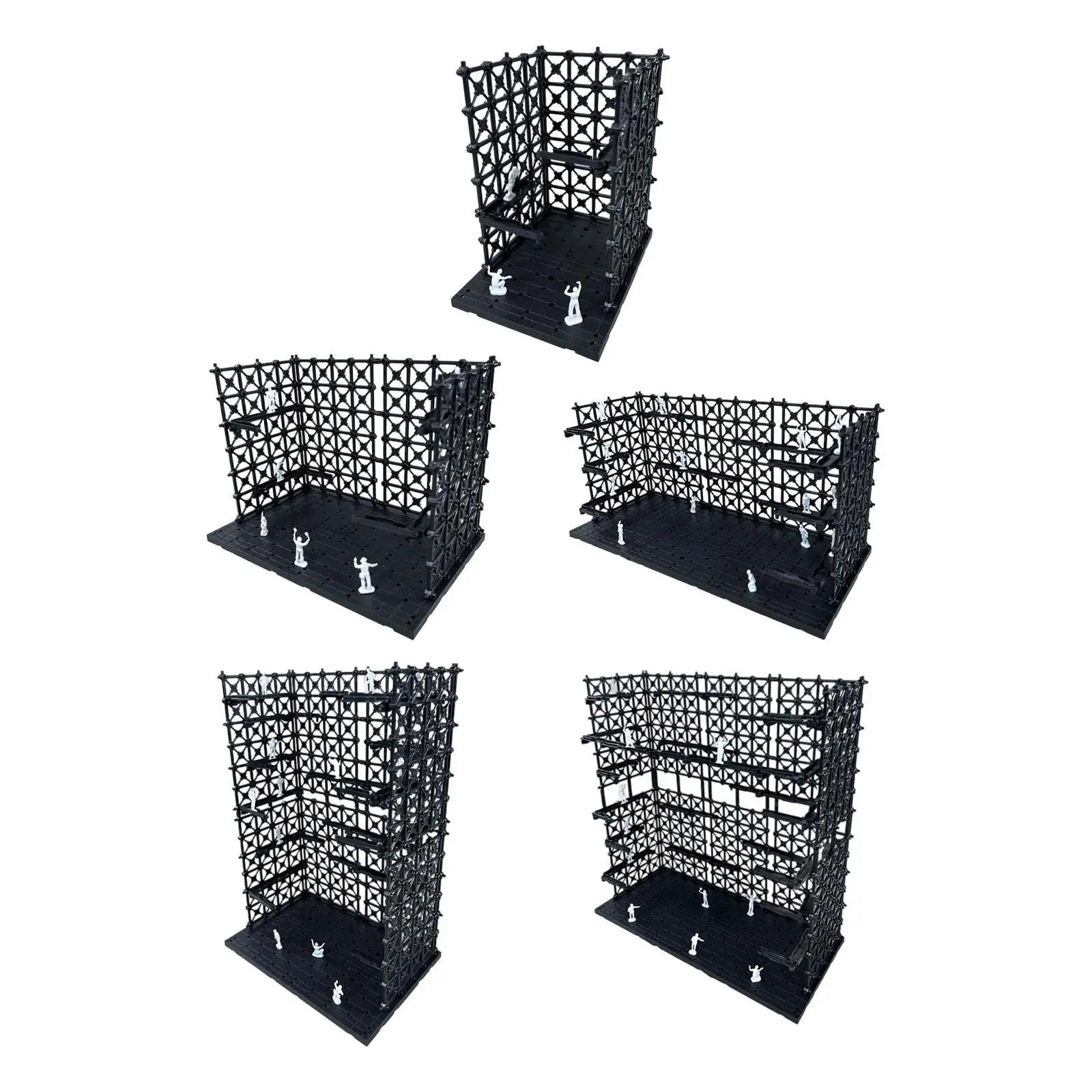 Base d'affichage imbriquée, modèle Portable, modèle de scène, stockage de jouets, Garage