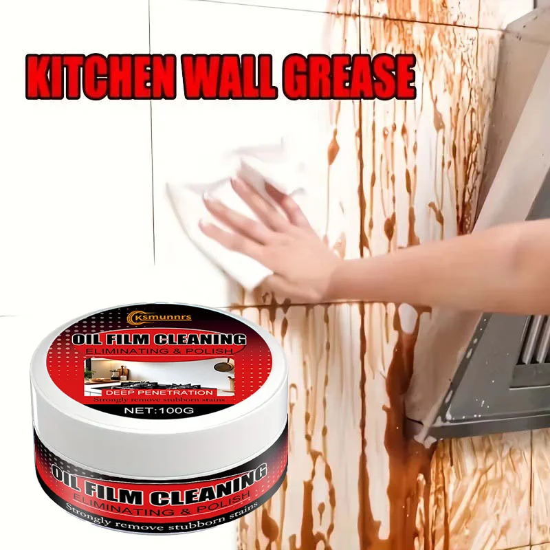 Heavy-Duty Grease Cleaner Polishing Paste for Corroded Cloudy Surfaces Removes Oil Grime Scale Dark Stains - Cleaning Product
