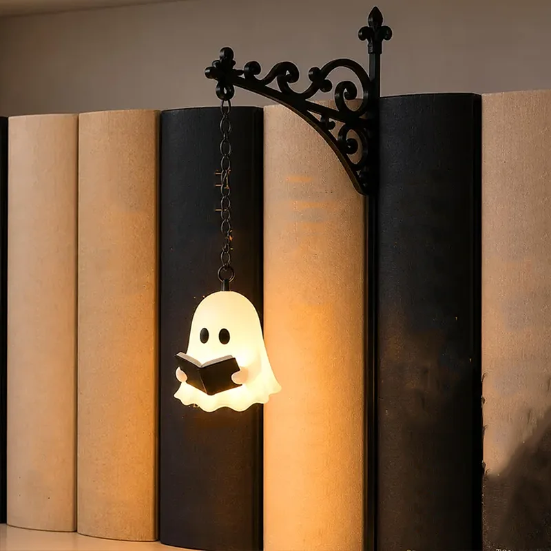 Luminária LED para Estante, Lanterna de Biblioteca, Mini Luz Noturna, Decoração Criativa para Cantinho de Leitura, Presente para Quarto, Casa, Escritório e Mesa