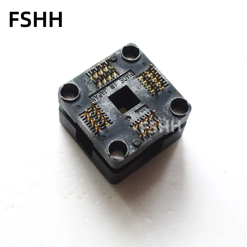 QFP32 TQFP32 ic soket tes OTQ-32-0.8-02 OTQ-32-0.8-003 soket tes QFP32 ke DIP32 adaptor Programmer Pitch 0.8mm
