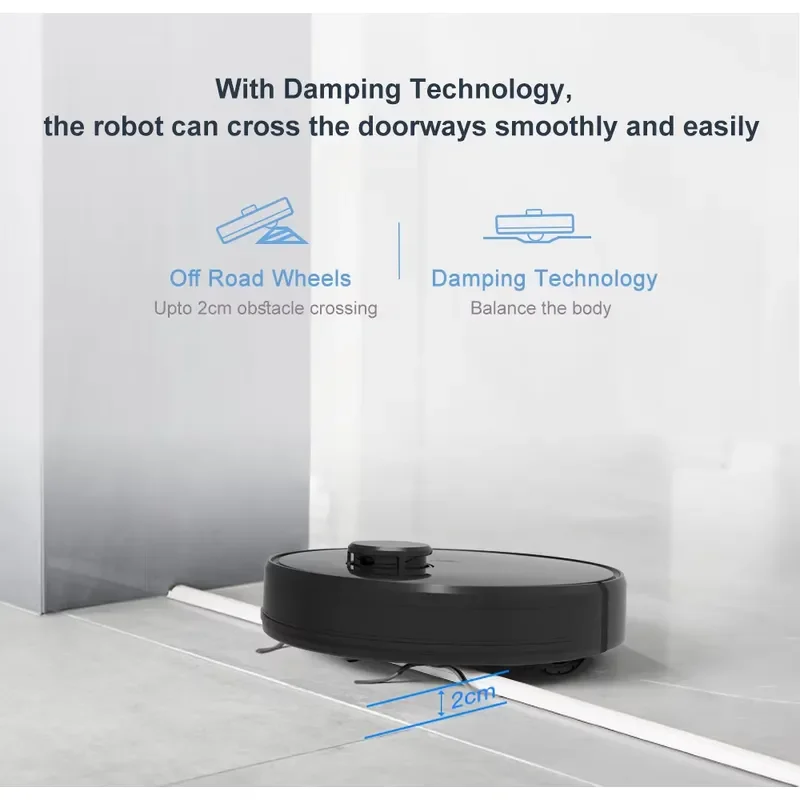 For R20s Smart Lidar Laser Robot Vacuum Cleaner 2 in 1 Water Tank Carpet Floor Mopping Support WIFI Control Factory Oem Price