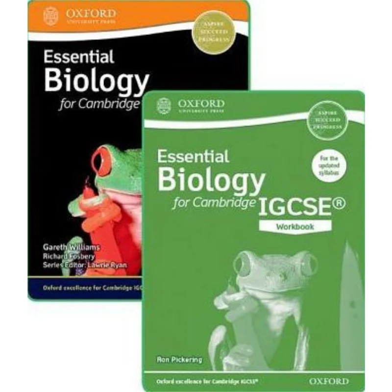 

Essential Biology For Cambridge IGCSE Student Book And Workbook Pack Second Edition Ann Fullick 9780198409878