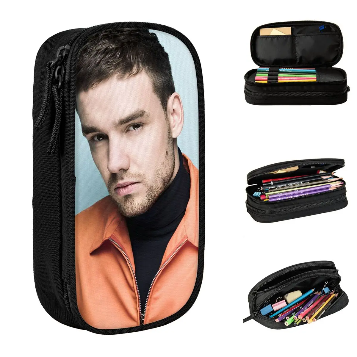 New Liam Payne Pencil Cases Pencilcases Pen for Student Big Capacity Bags School Supplies Gift Stationery