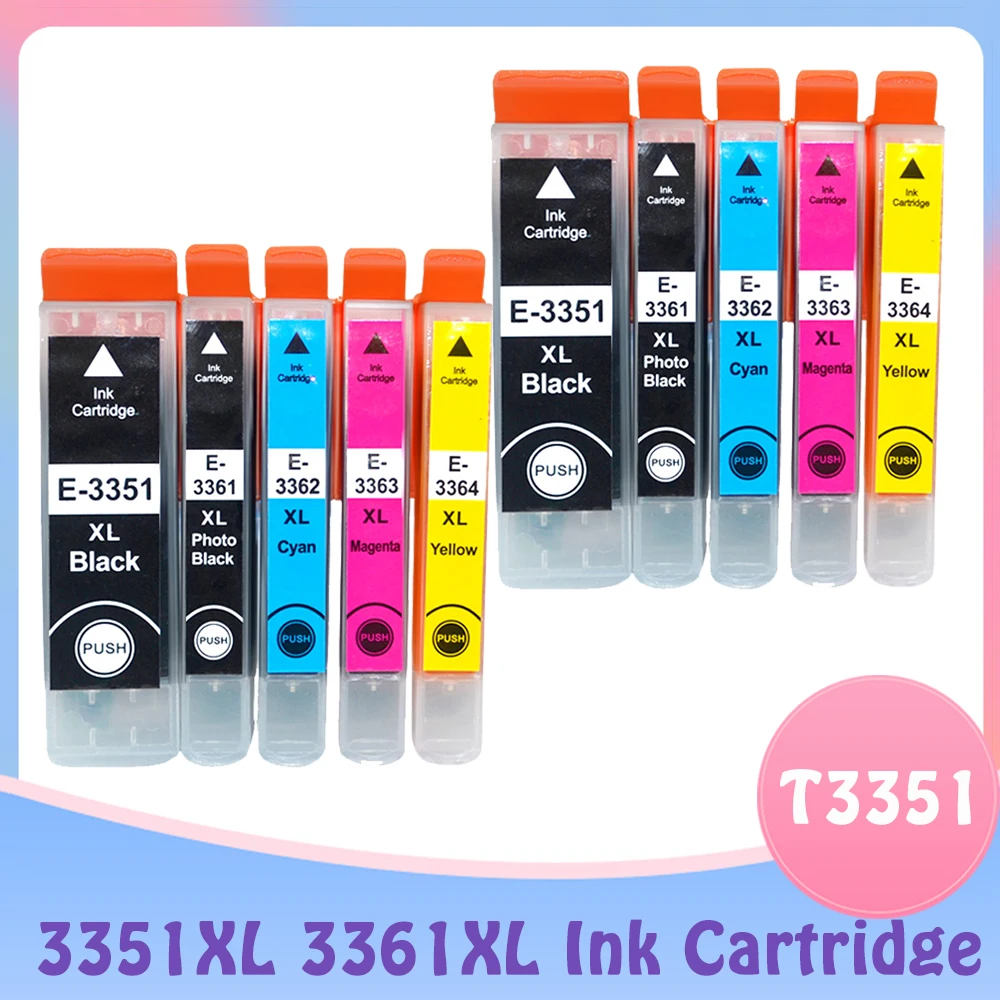 Compatible EPSON 33XL 33 Ink Cartridge For T3351 T3361 Expression Premium XP 530 540 630 640 635 645 830 900 Printer