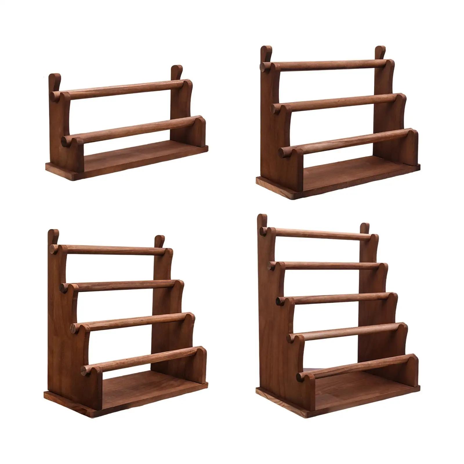 Wooden Bracelet Holder Watch Rack Scrunchie Organizer Stylish Watch Display Stand Jewelry Stand for Jewelry Store Tradeshow