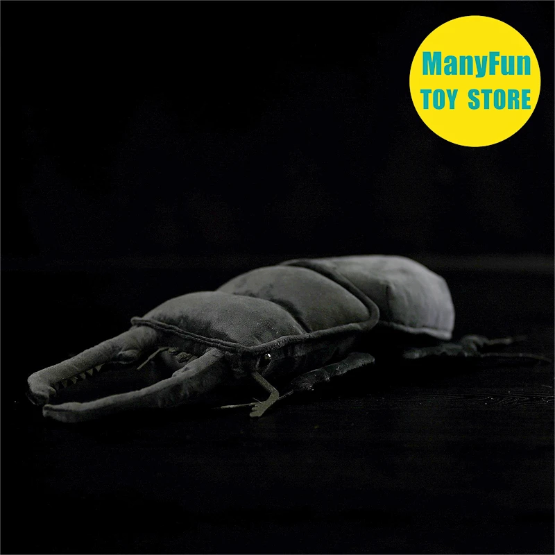 Beetle de cerf chinois réaliste, jouet en peluche Dorcus Titanus, jouet de Simulation de cerf plat réaliste, Animal en peluche